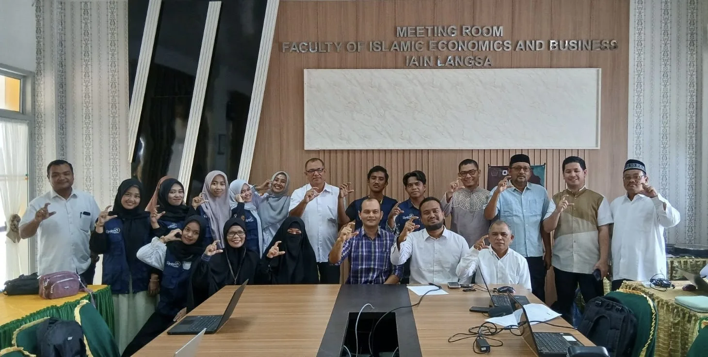 Relawan Pajak FEBI IAIN Langsa bersama DJP KPP Pratama Langsa Dampingi ASN Lapor Pajak Melalui Coretax