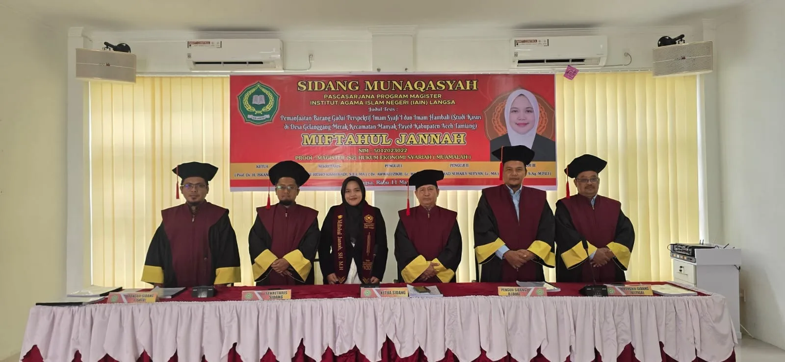 Dari Tenda Pengungsian, Mahasiswi Pascasarjana IAIN Langsa Raih Nilai A
