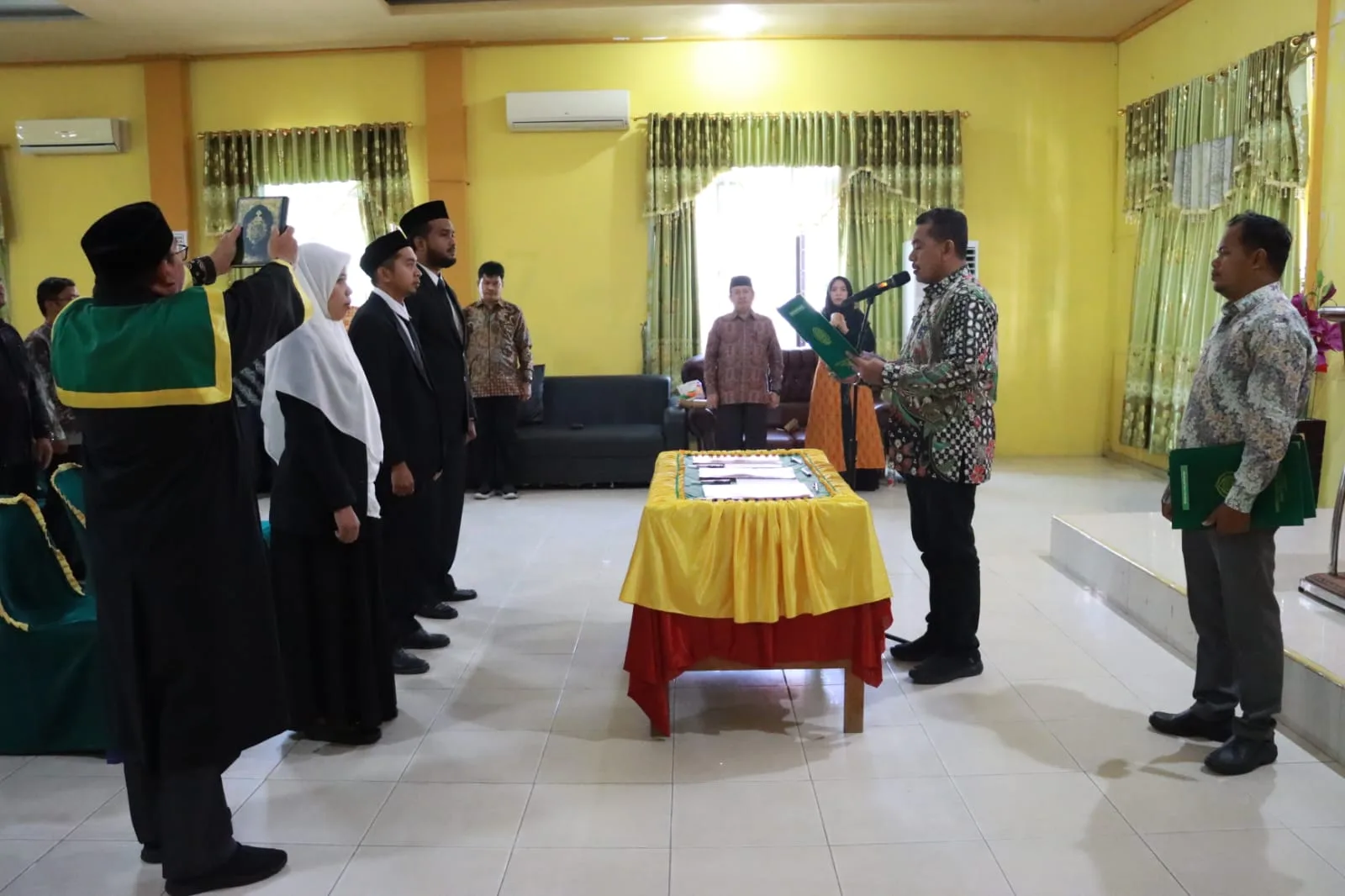 Rektor IAIN Langsa Lantik Tiga Pejabat Pelaksana Akademik Tahun 2023-2027