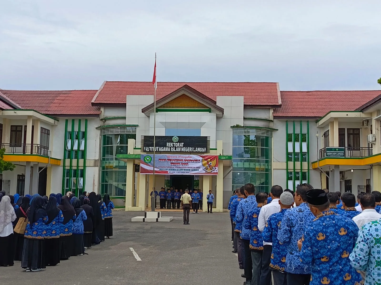 Peringati Hari Kesaktian Pancasila 2024, IAIN Langsa Laksanakan Upacara