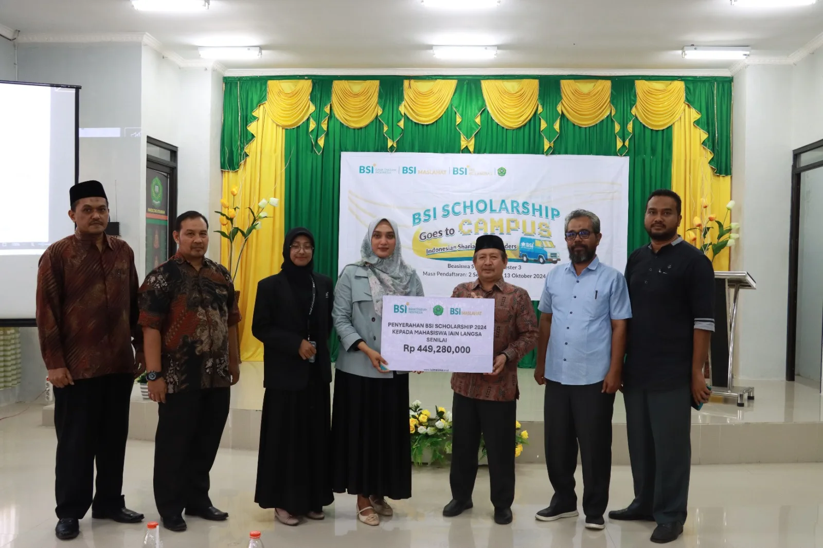 IAIN Langsa Terima Bantuan BSI Scholarship 2024