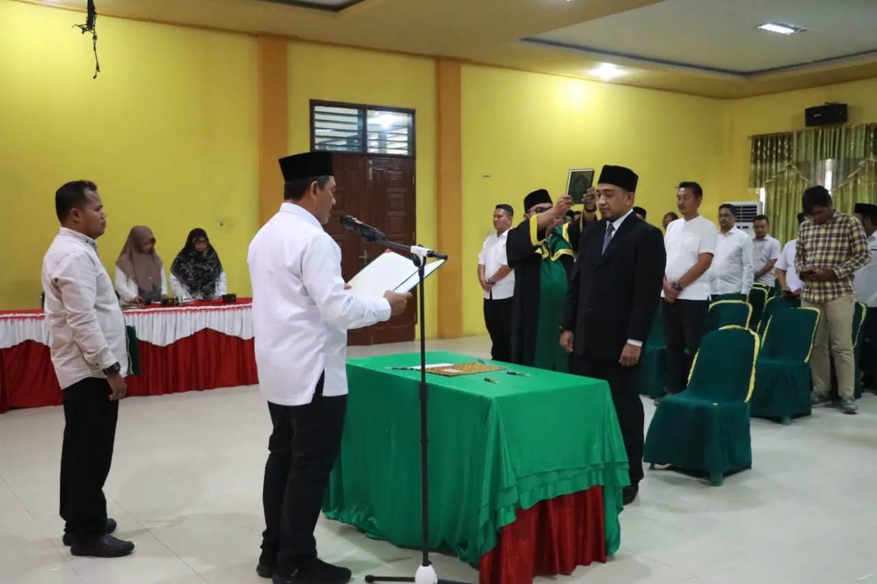 Rektor IAIN Langsa Rotasi Dua Pejabat Pelaksana Akademik