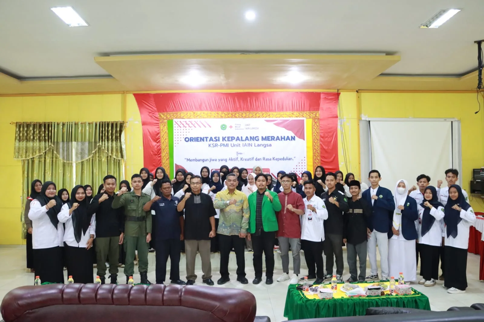 Rektor IAIN Langsa Buka Orientasi Kepalangmerahan KSR-PMI 