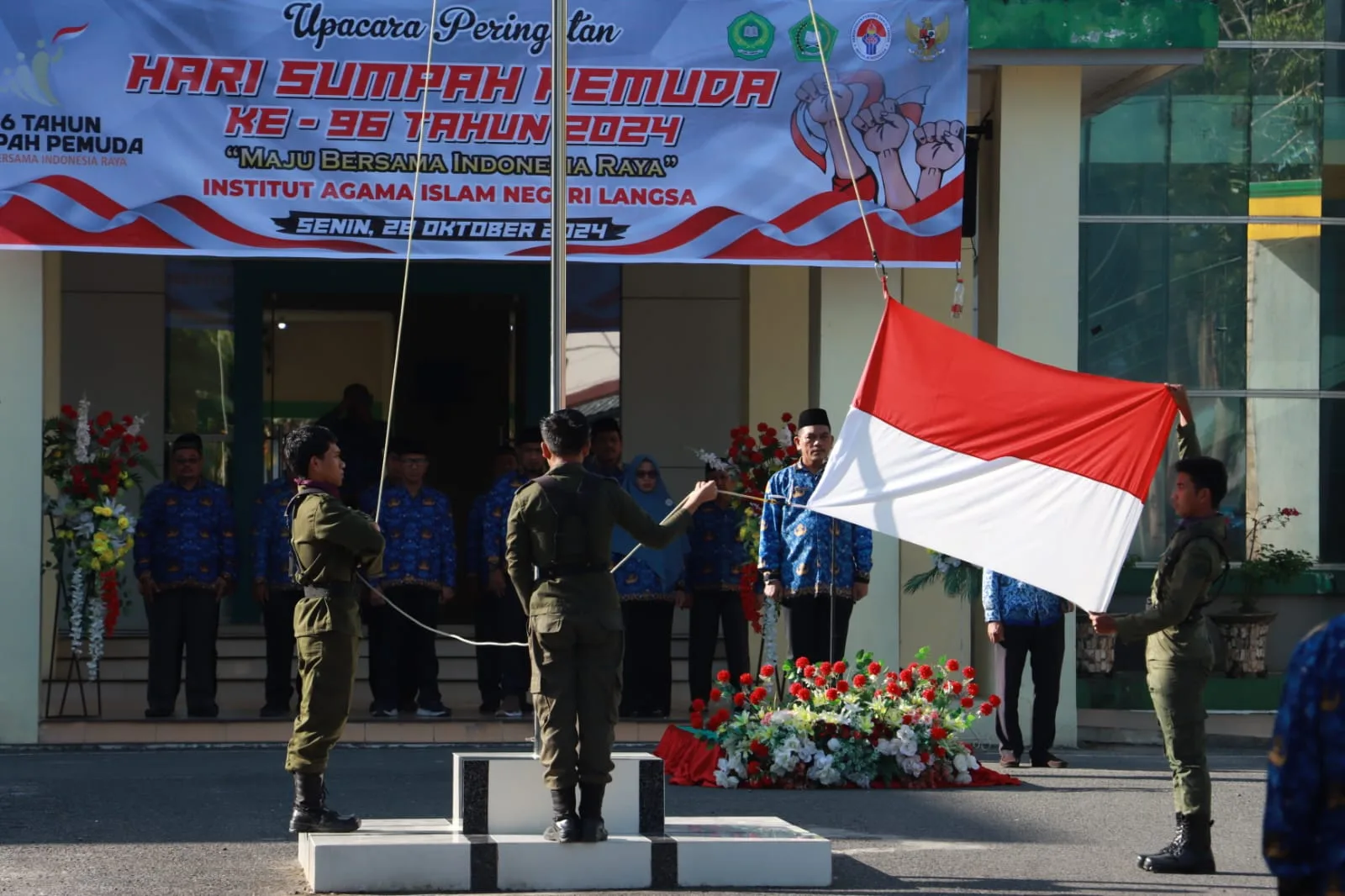 Peringati Hari Sumpah Pemuda 2024, IAIN Langsa Gelar Upacara