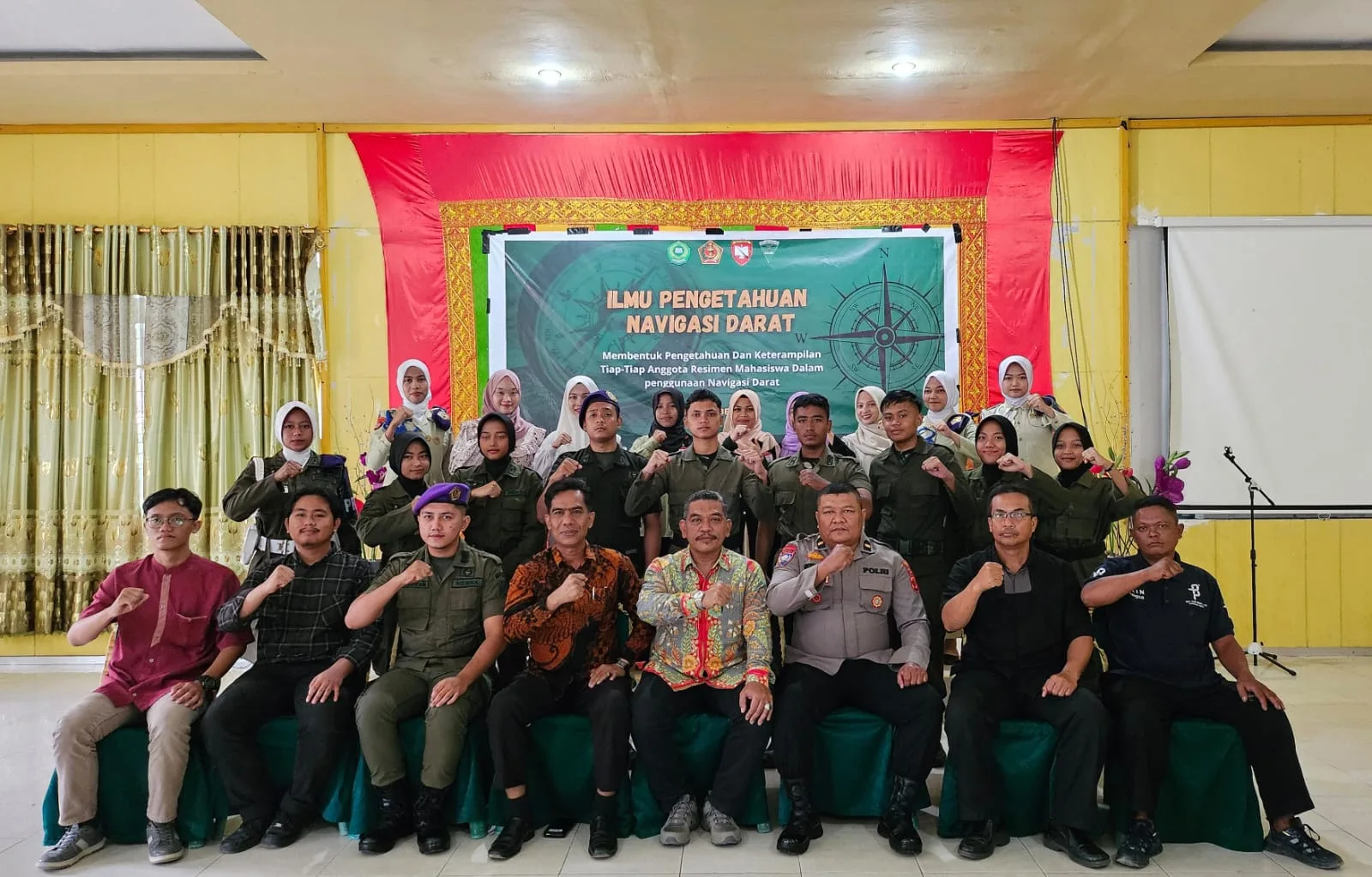 Rektor IAIN Langsa Buka Pelatihan Ilmu Navigasi Darat Bagi Menwa