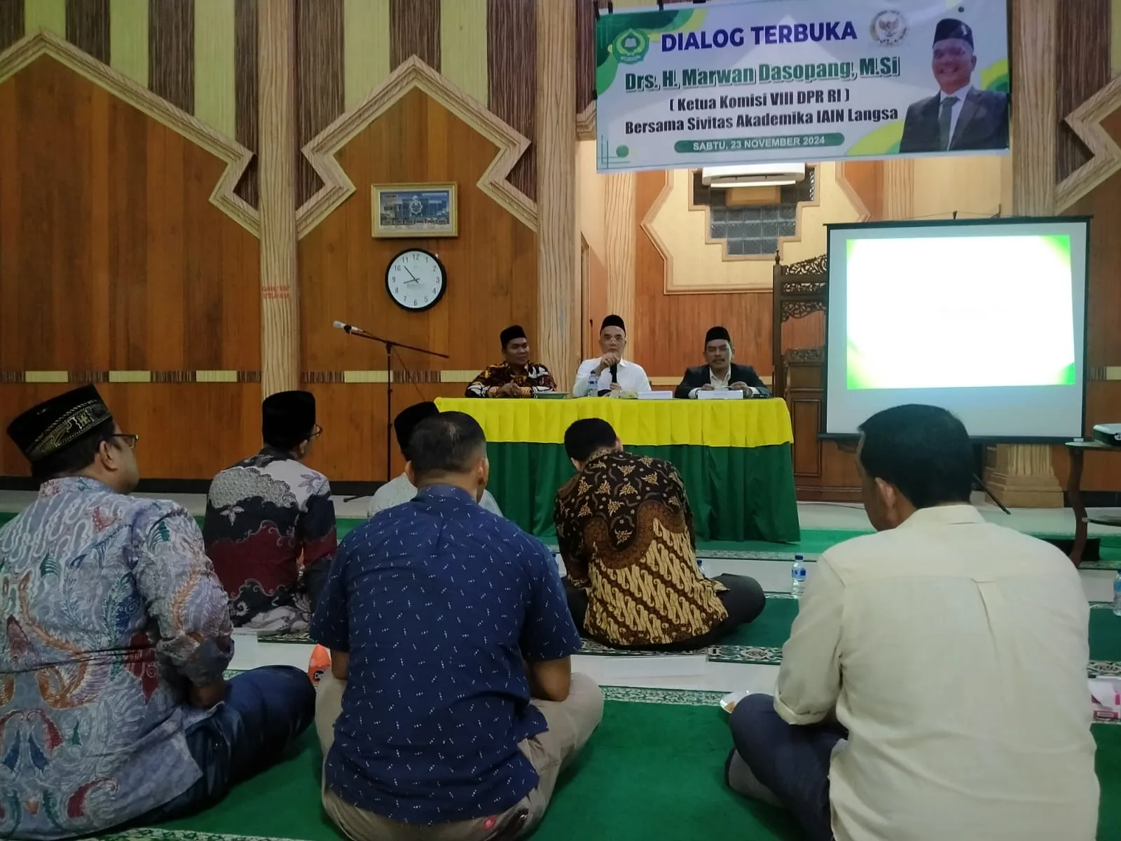 Kunjungi IAIN Langsa, Ketua Komisi VIII DPR RI Sampaikan Dialog Terbuka