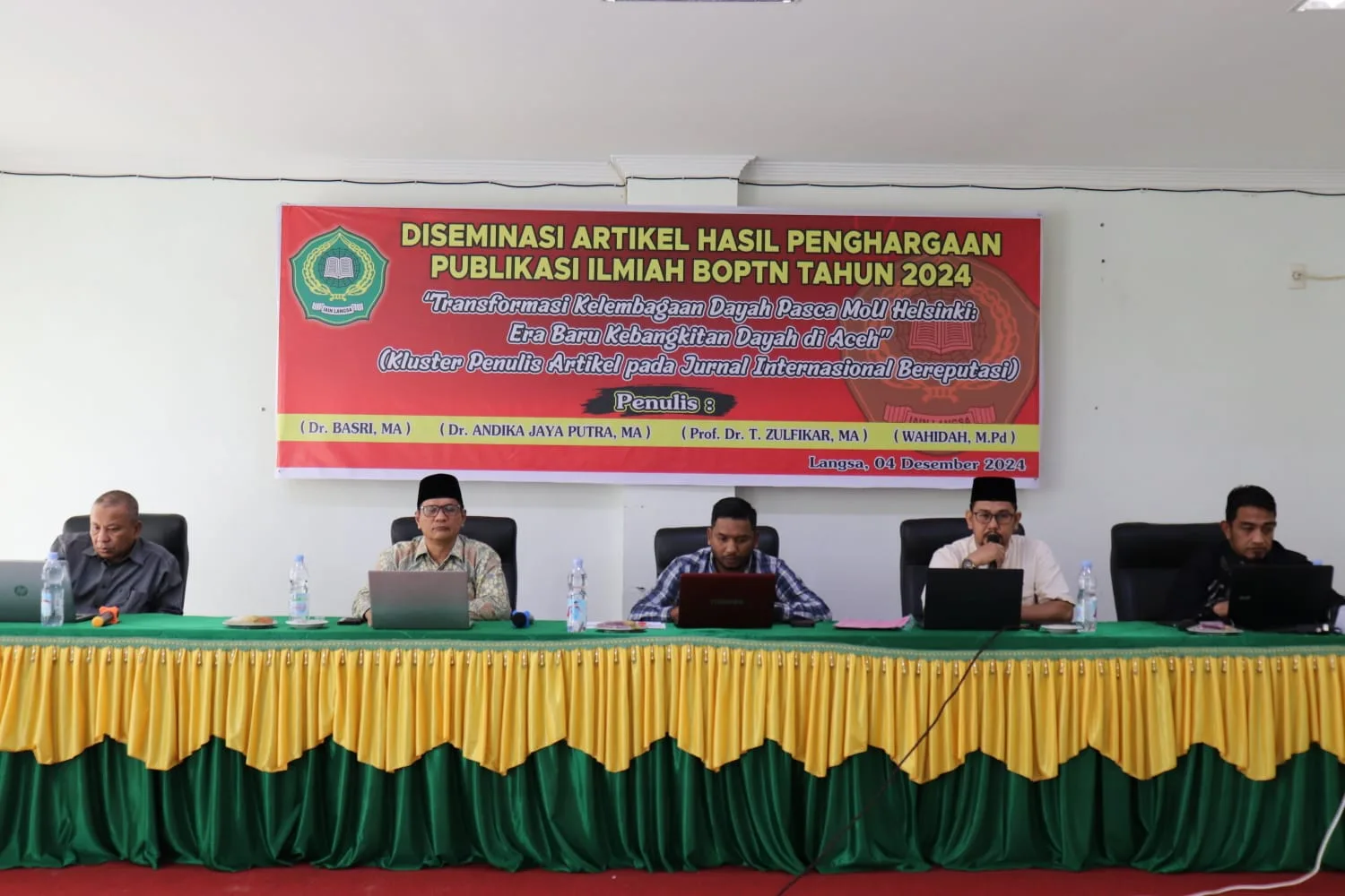 Dosen PPM IAIN Langsa Laksanakan Diseminasi Artikel Hasil Penghargaan BOPTN 