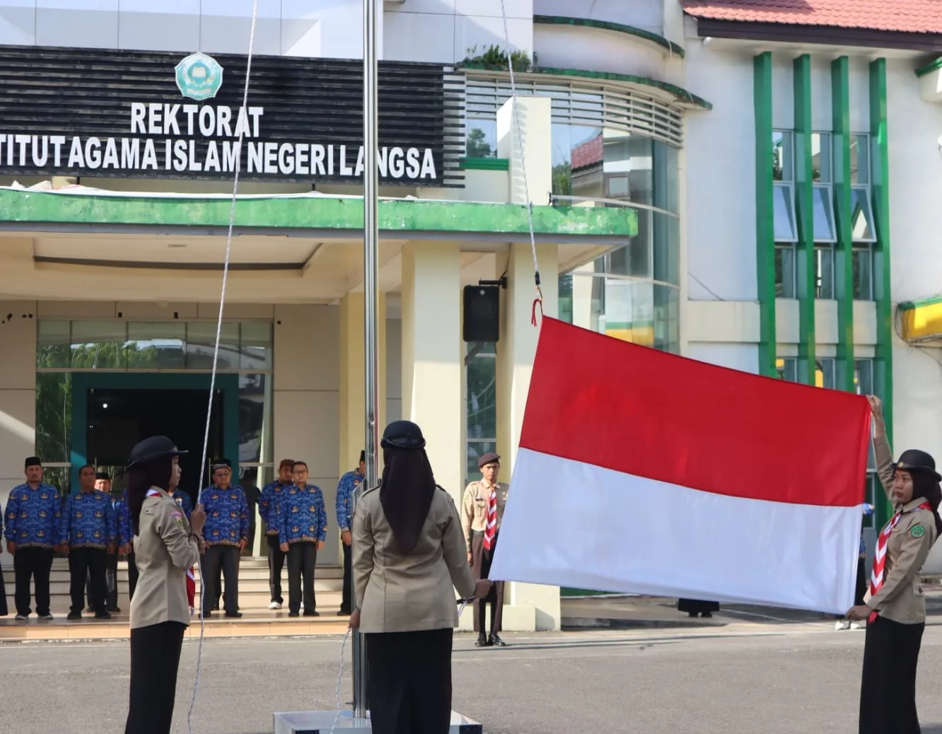 IAIN Langsa Laksanakan Upacara Peringatan Hardiknas 2025