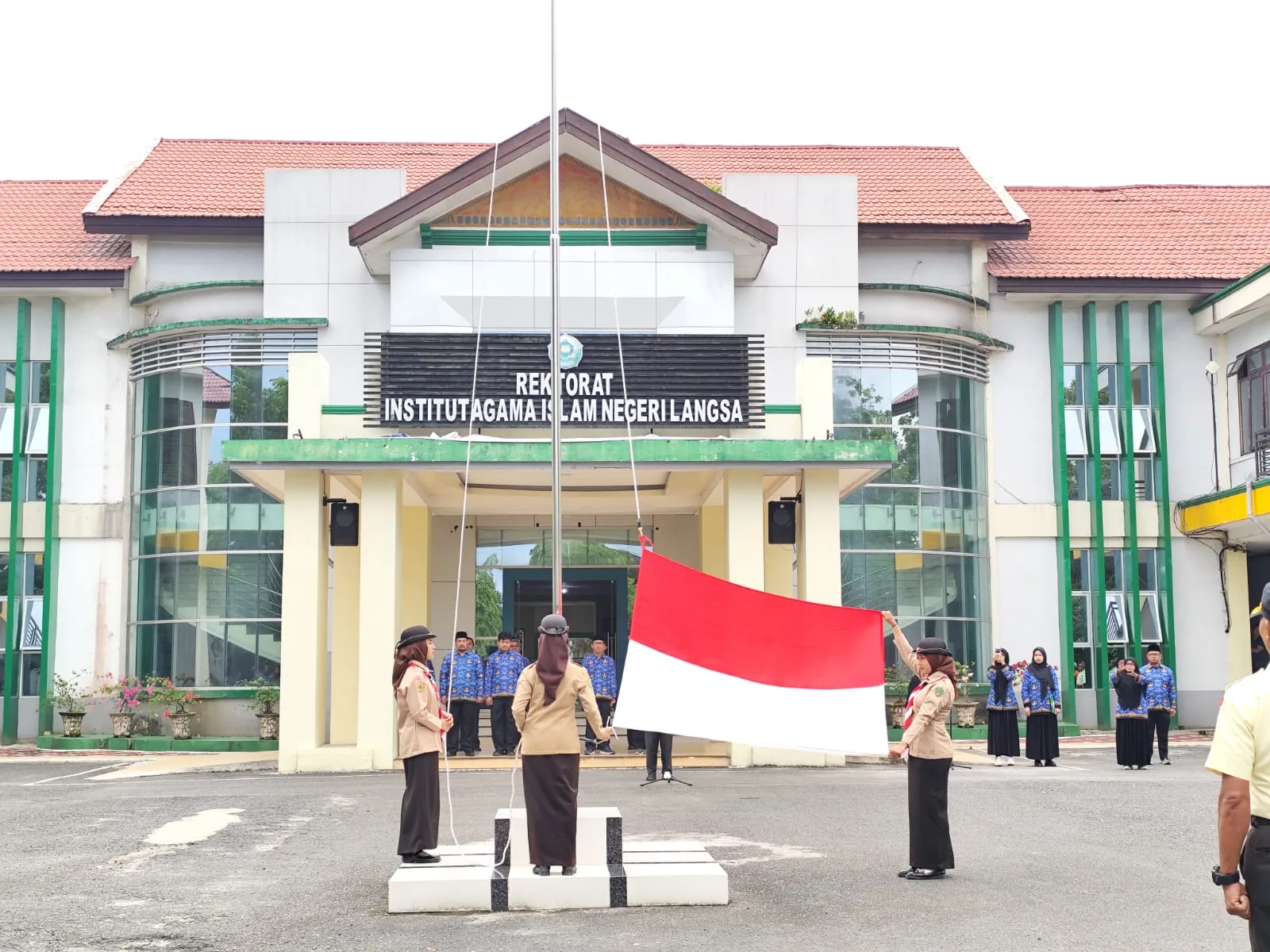 Peringati Harkitnas ke-117, IAIN Langsa Laksanakan Upacara