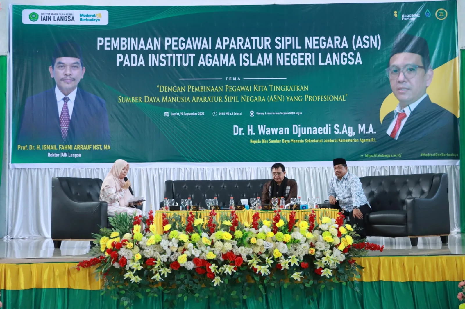 Kepala Biro SDM Kemenag Beri Pembinaan kepada ASN IAIN Langsa