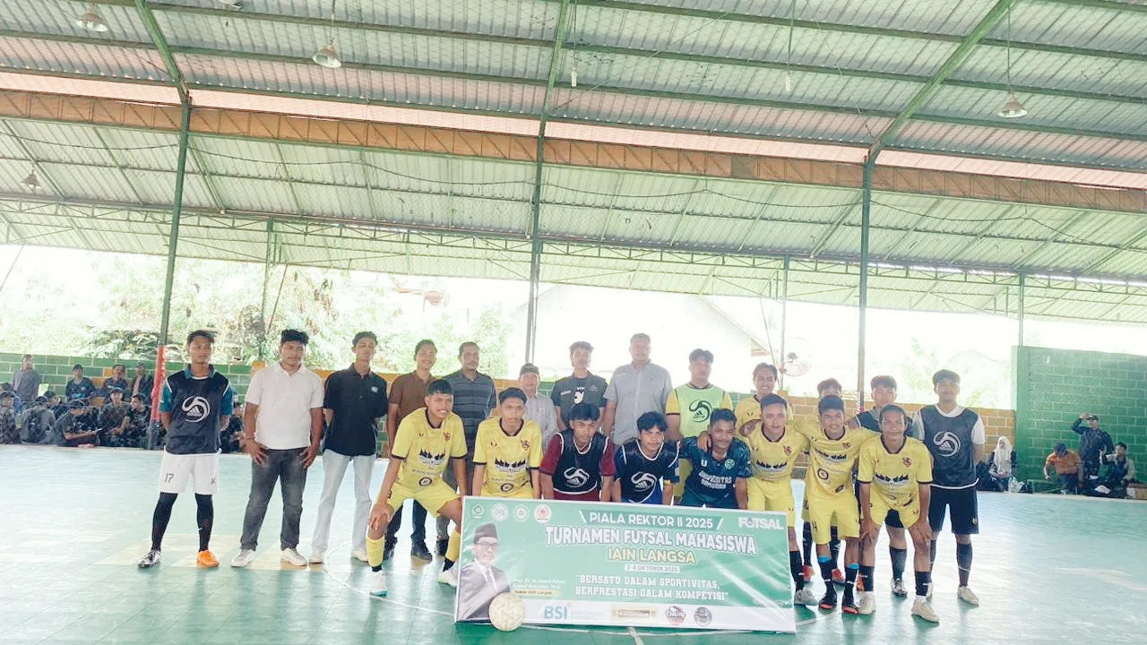 Wakil Rektor III IAIN Langsa Buka Turnamen Futsal Mahasiswa 