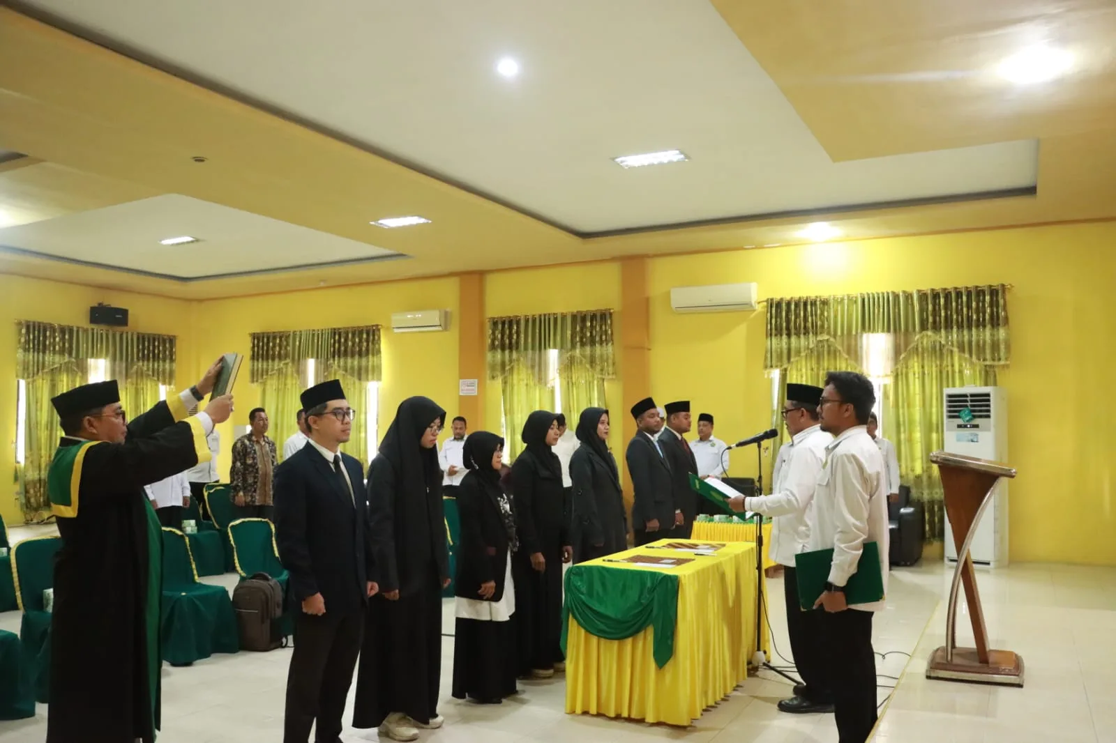 Rektor IAIN Langsa Lantik Tujuh Pejabat Pelaksana Akademik dan Pejabat Fungsional