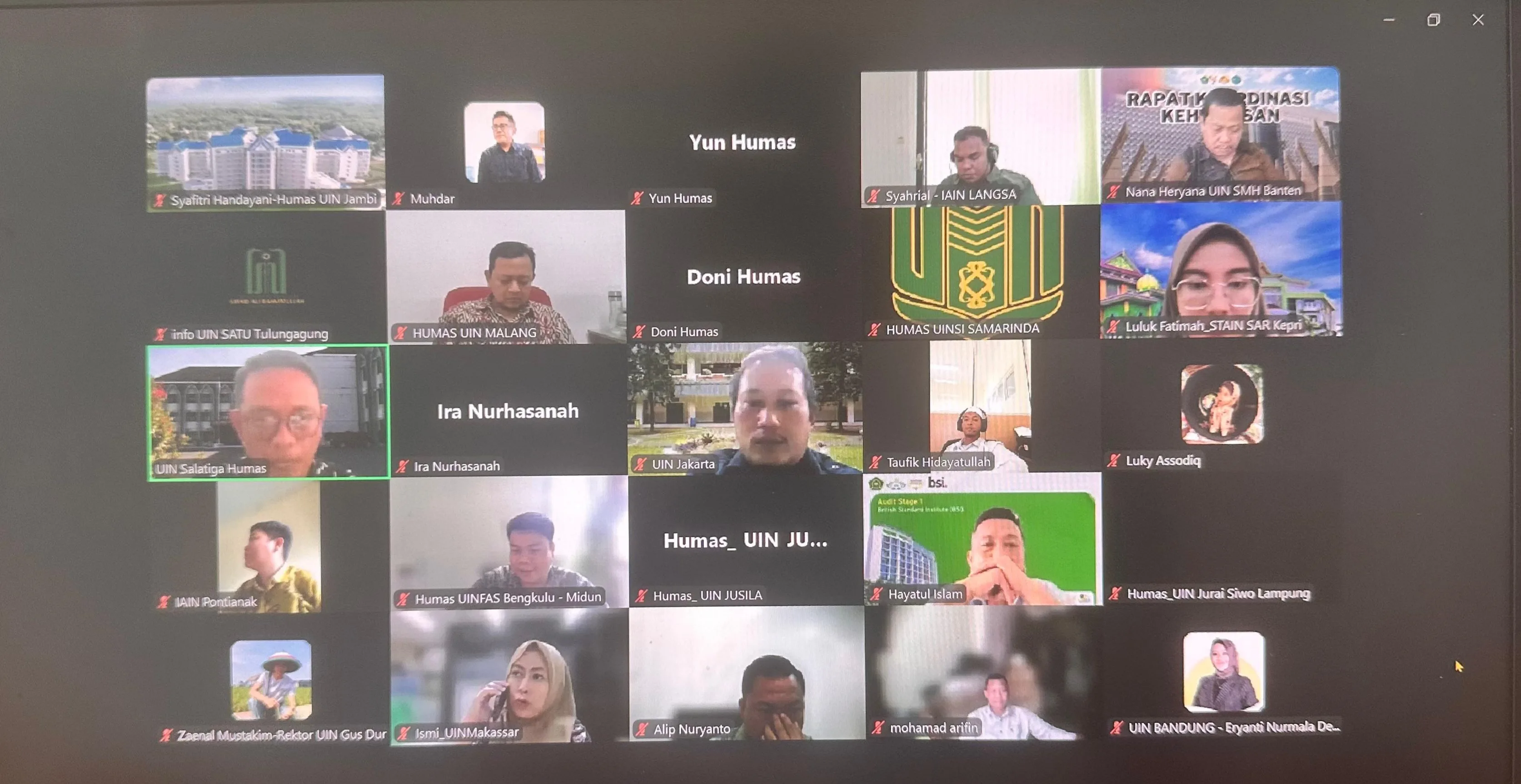 Forum Humas PTKIN Bahas Reorganisasi