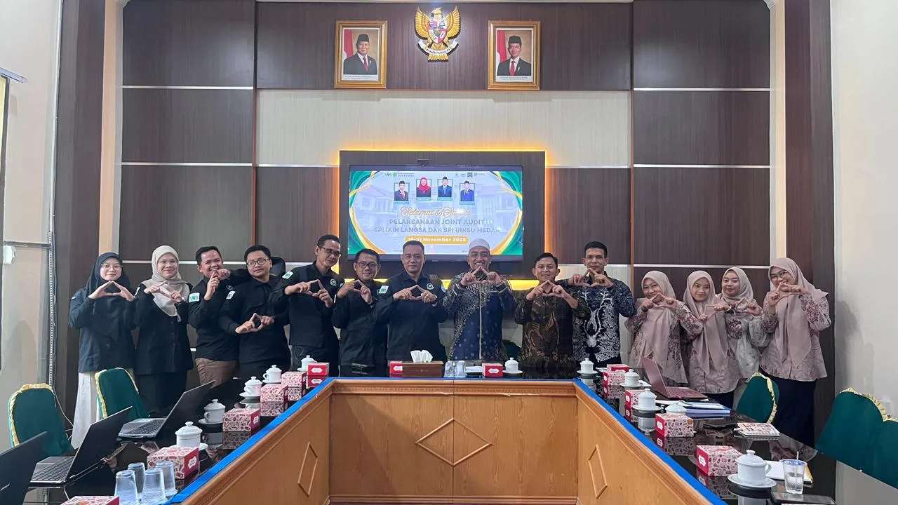 SPI UINSU Bersama SPI IAIN Langsa Lakukan Pra Pelaksanaan Joint Audit 