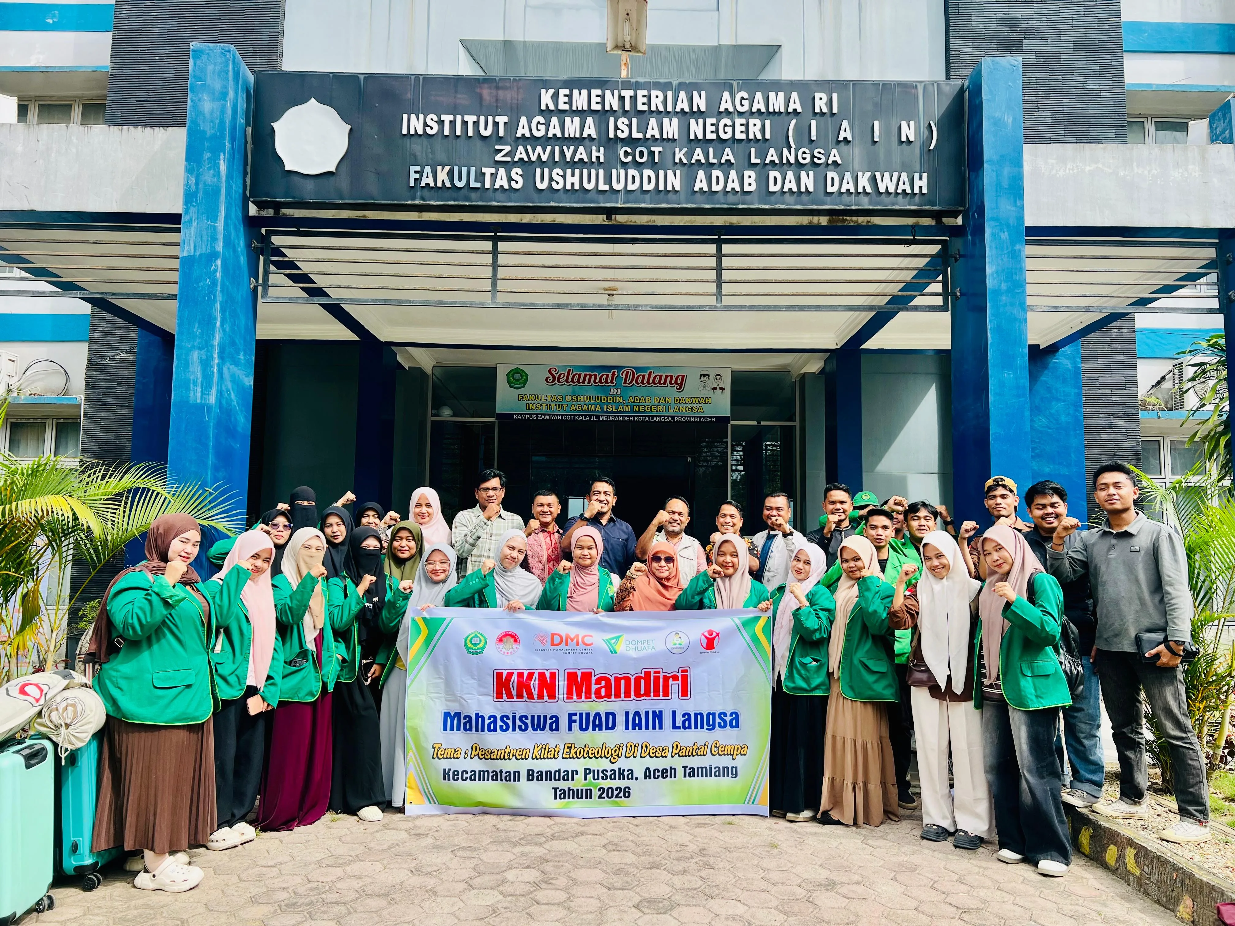 Bersama Lembaga Internasional, FUAD IAIN Langsa Laksanakan KKN Mandiri Berbasis Ekoteologi