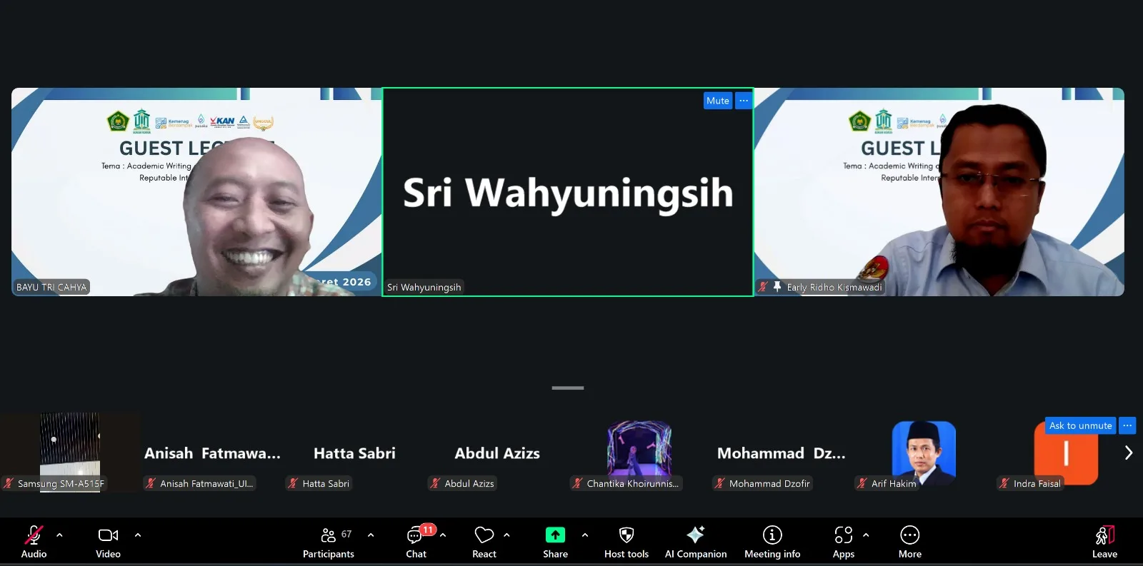 Pascasarjana UIN Sunan Kudus Hadirkan Dosen IAIN Langsa, Bahas Strategi Menulis Jurnal Internasional