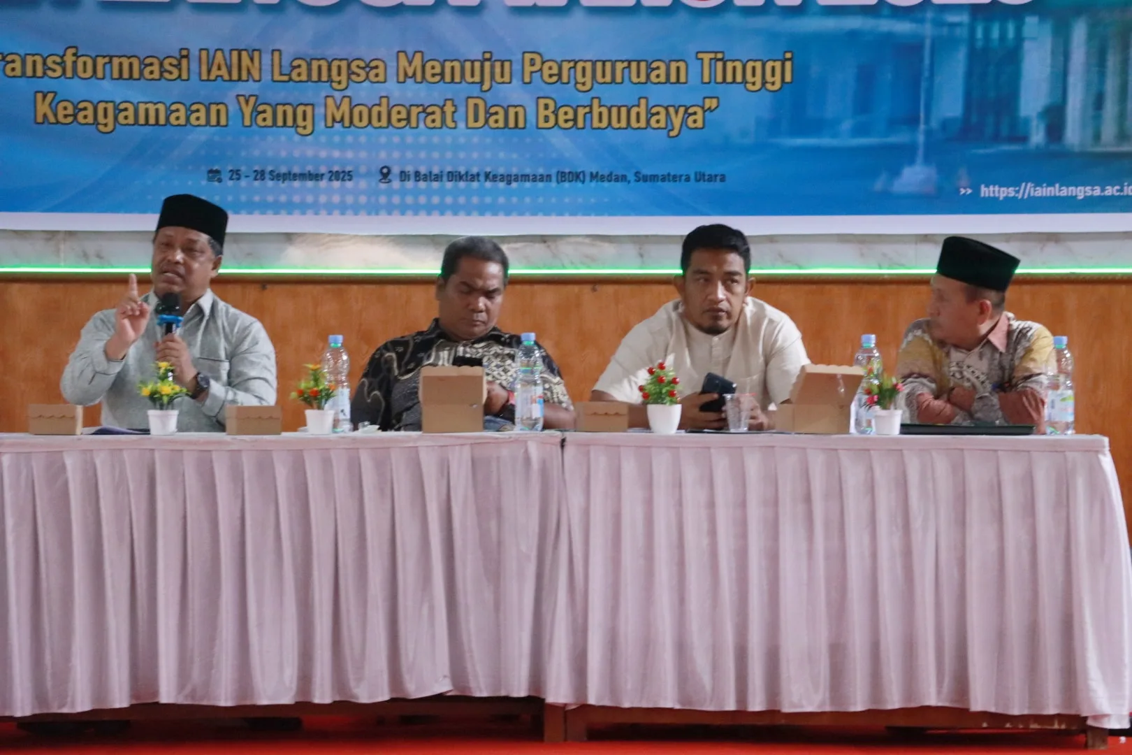 Pimpinan IAIN Langsa Gelar Paparan Bersama