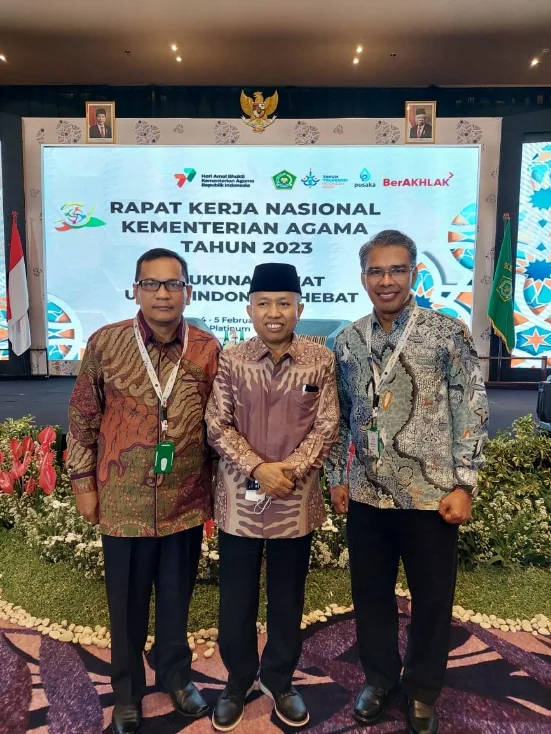 Rektor IAIN Langsa Hadiri Rakernas Kemenag Tahun 2023