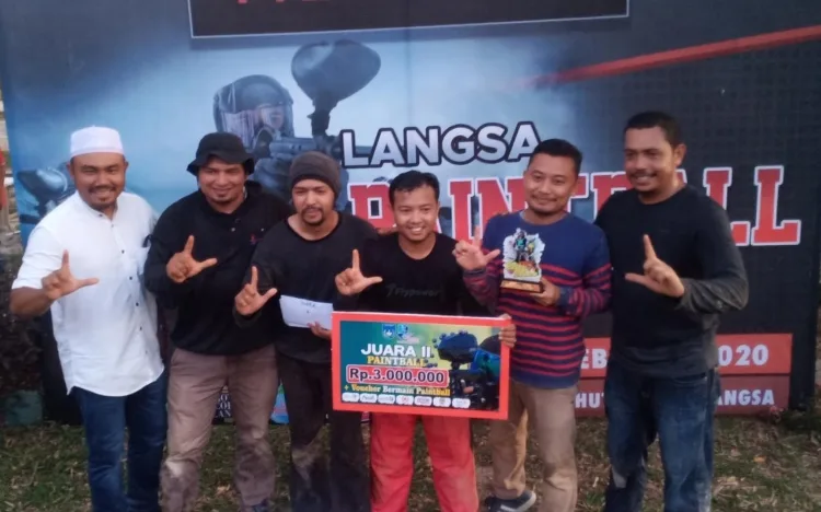 IAIN Langsa Juara II Langsa Paint Ball Turnamen 2020