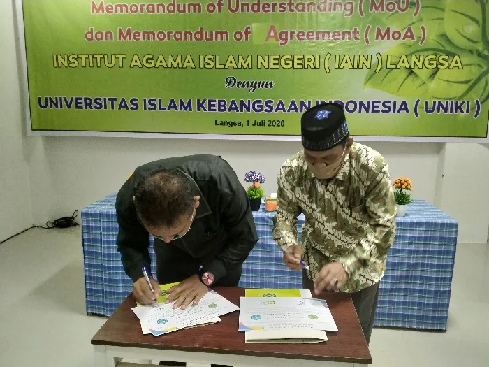 UNIKI - IAIN Langsa Teken MoU