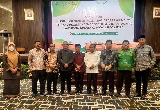 Rektor IAIN Langsa Hadiri Sosialisasi KMA Tentang Pelaksanaan SPBE