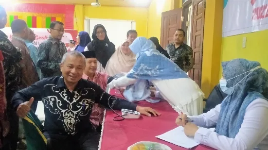 Puskesmas Langsa Lama Beri Pemeriksaan Gratis Kapada Sivitas Akademika IAIN Langsa