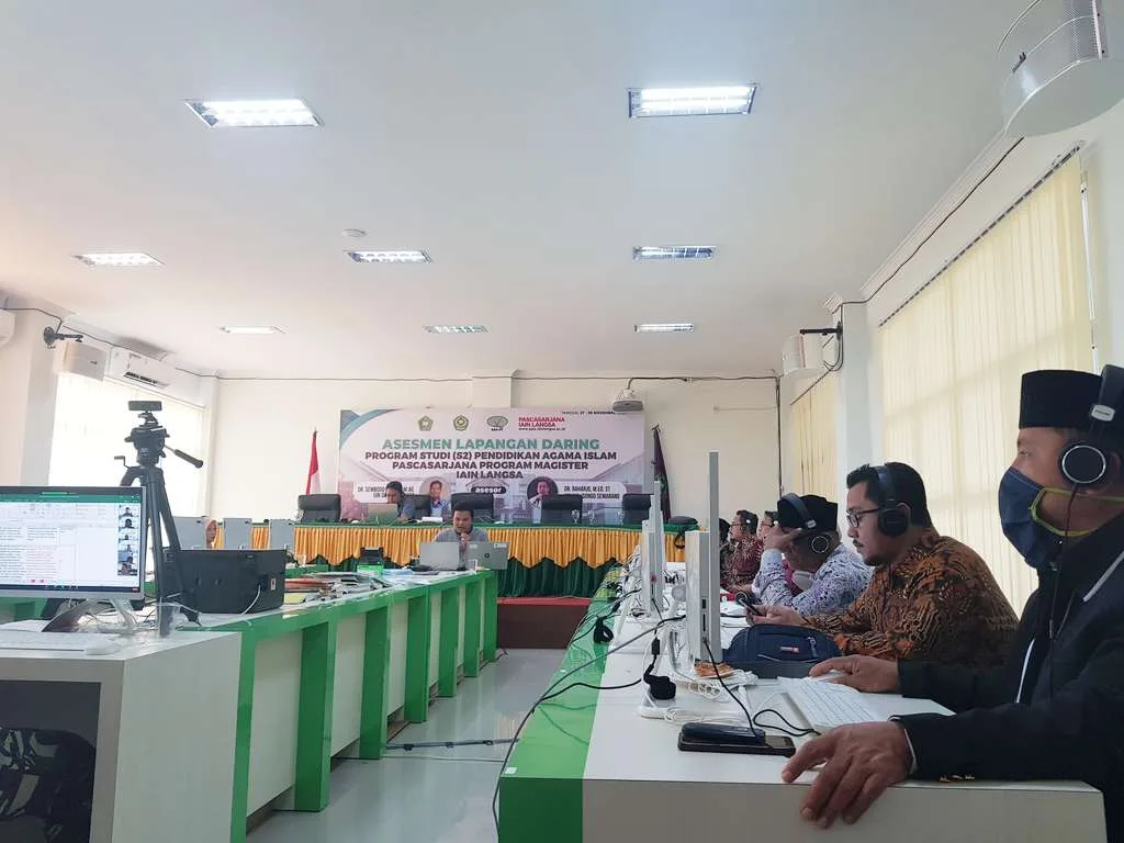 BAN-PT Lakukan Asesmen Lapangan secara Daring Prodi S2 PAI