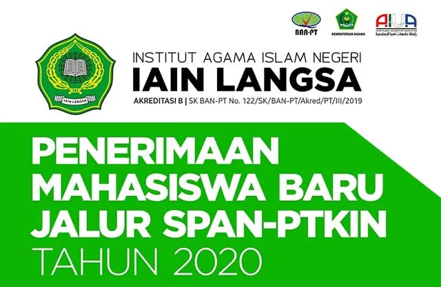 Penerimaan Mahasiswa Baru Jalur SPAN-PTKIN 2020