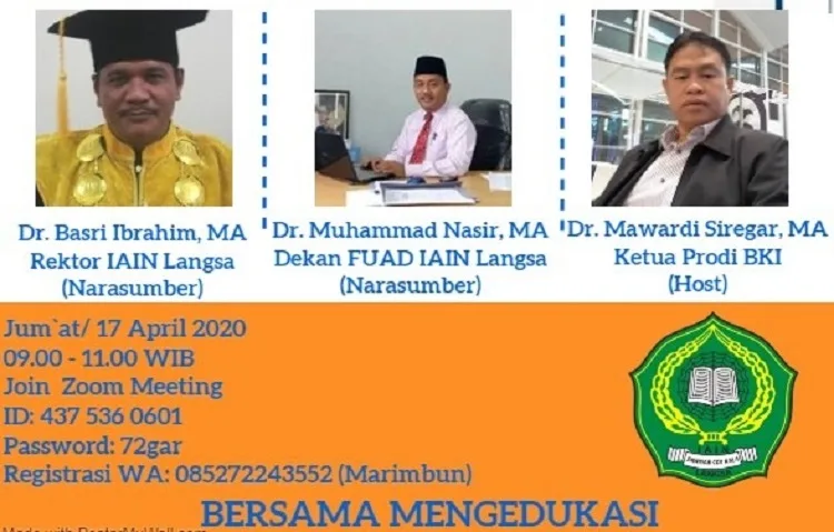 Prodi BKI IAIN Langsa Laksanakan Gerakan Tanggap Covid-19