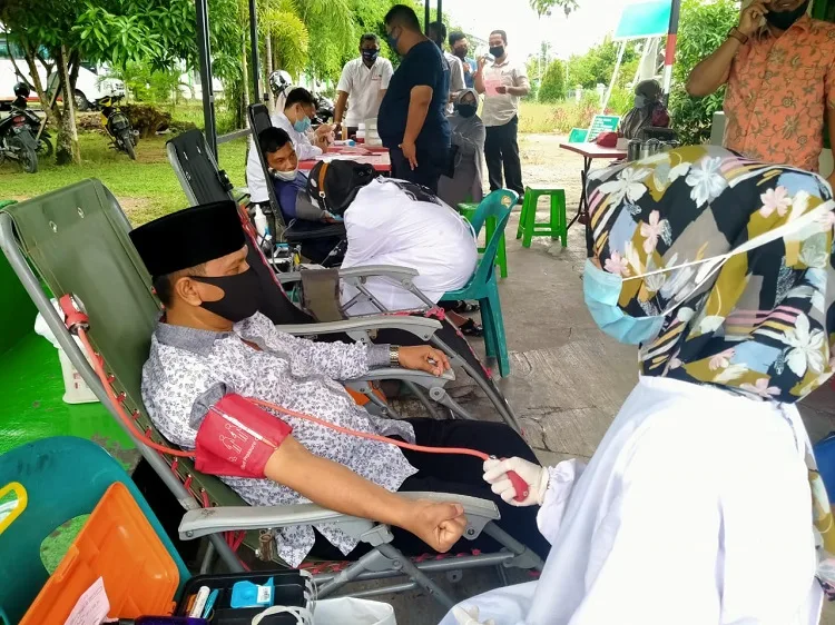 Bantu Ketersedian Darah, IAIN Langsa Sumbang 22 Kantong Darah