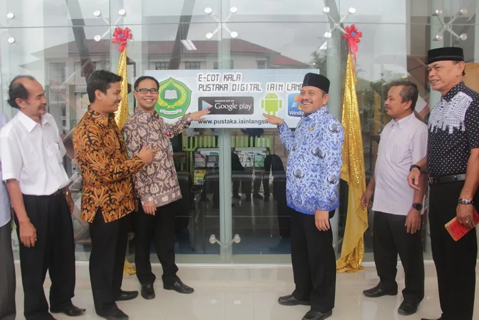 Perpustakaan IAIN Langsa Launching Aplikasi E Cot Kala