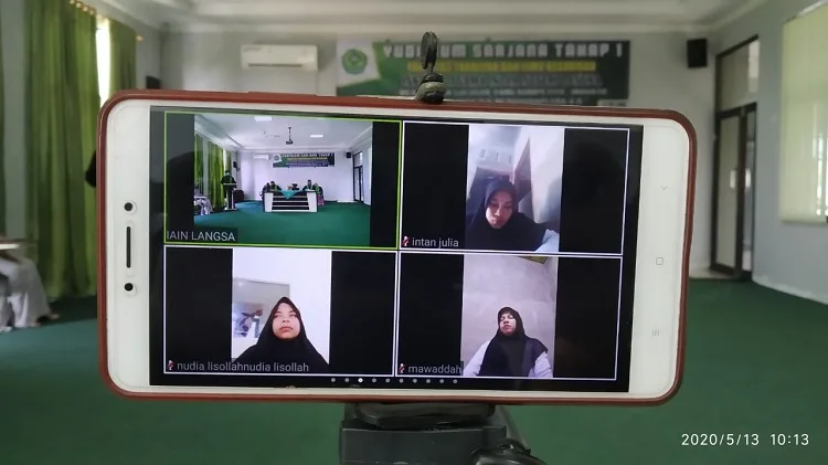 Masa Pandemi, FTIK IAIN Langsa Gelar Yudisium Secara Online