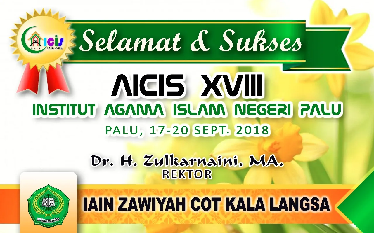 Dosen IAIN Langsa Jadi Presenter AICIS Ke 18 Di Palu