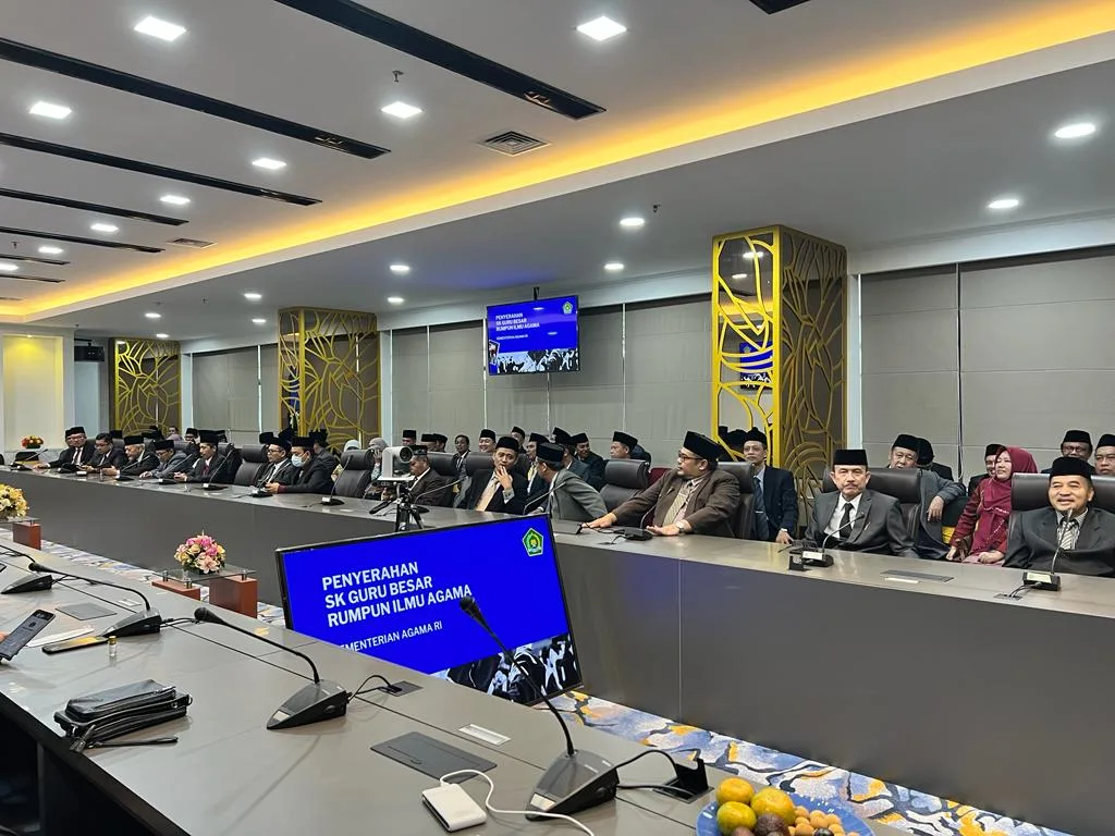 Hadiri Penyerahan KMA Guru Besar, Rektor IAIN Langsa Apresiasi Kemenag RI