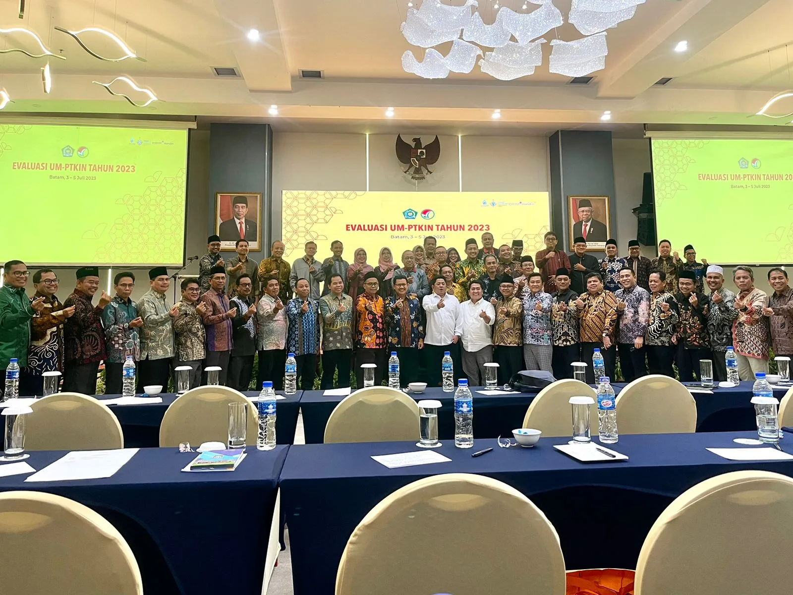 Rektor IAIN Langsa Ikuti Evaluasi UM-PTKIN 2023