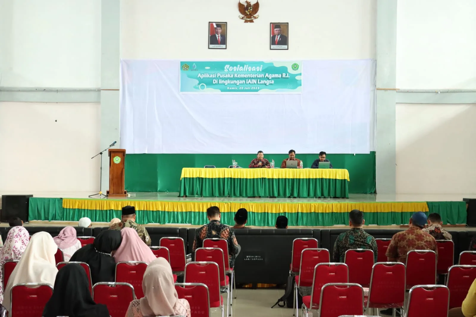 Kemenag RI Sosialisasi Aplikasi Pusaka di IAIN Langsa