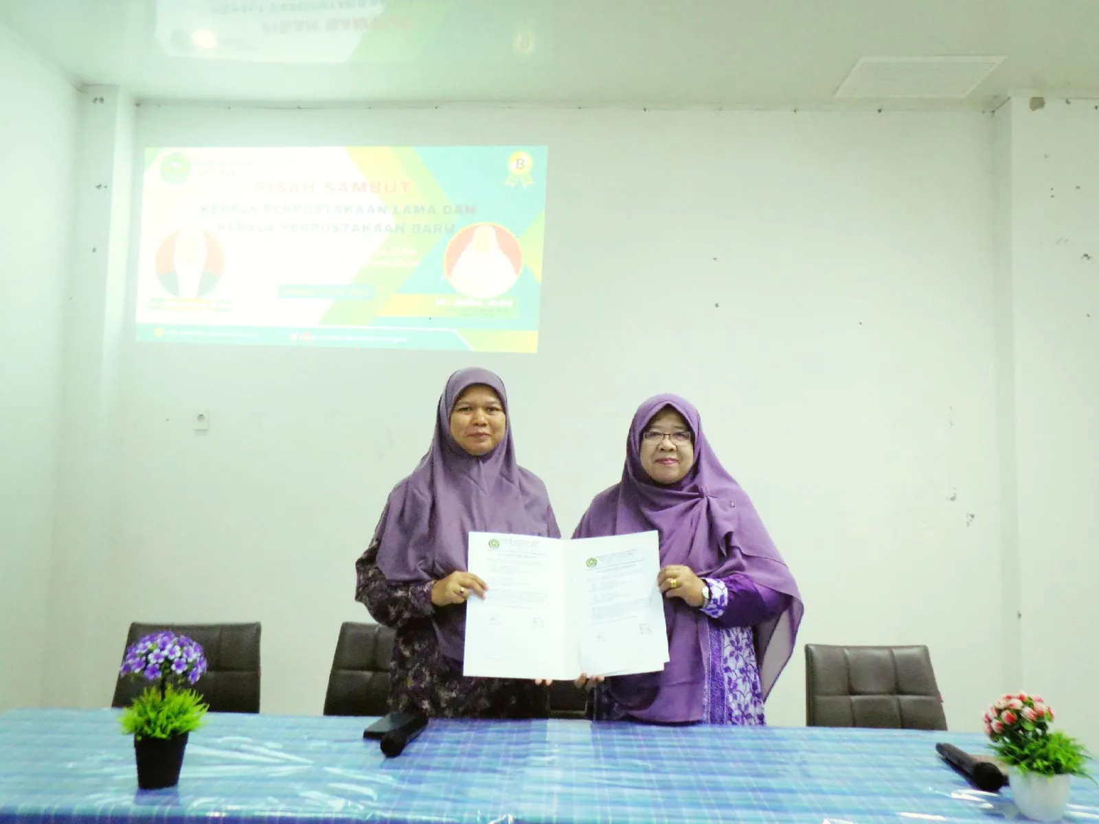 UPT Perpustakaan IAIN Langsa Sertijab Pimpinan Periode 2023-2027