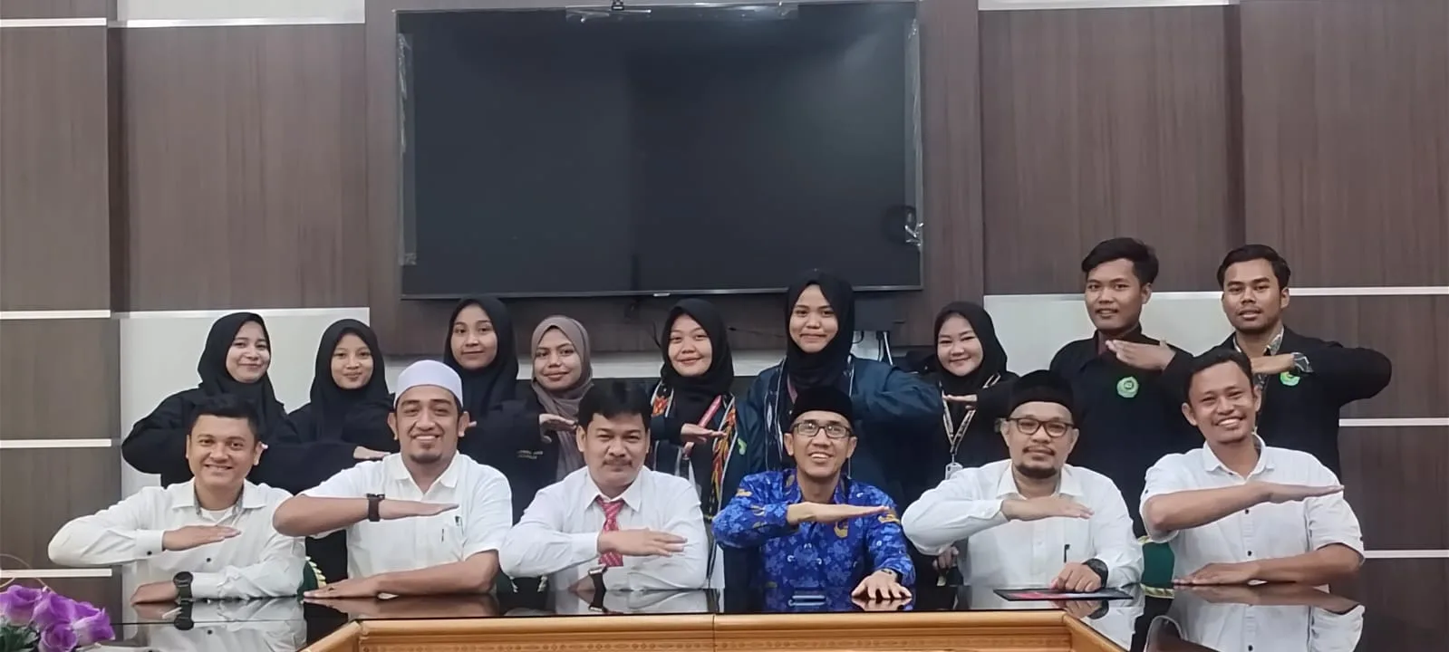 Pimpinan  IAIN Langsa Sambut Kepulangan Mahasiswa KKN Dari Lampung dan Sulawesi Selatan