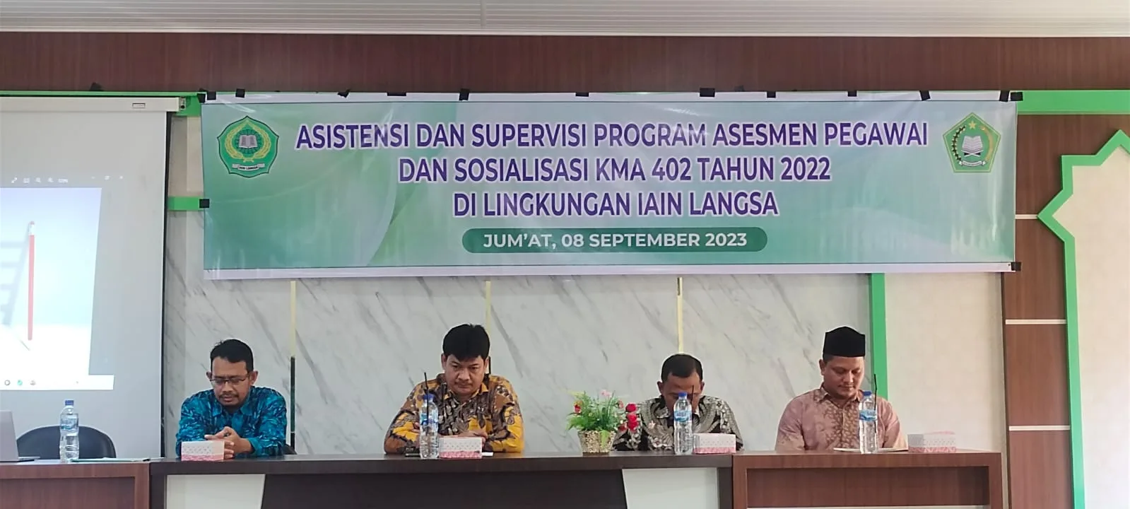 PNS IAIN Langsa Ikuti Sosialisasi KMA 402 Tahun 2022