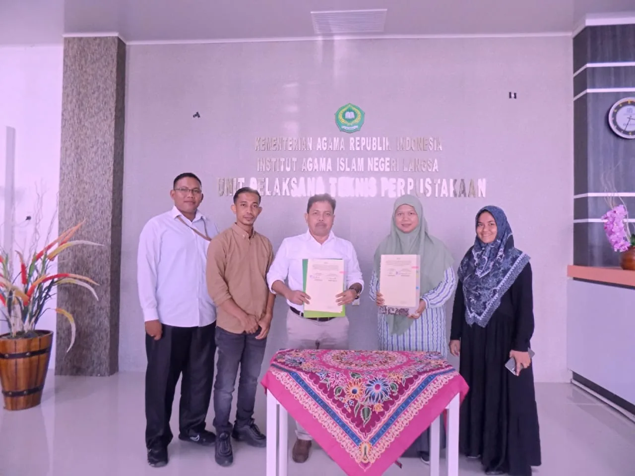Perpustakaan IAIN Langsa Bersama Ikatan Pustakawan Indonesia Jalin Kerjasama 