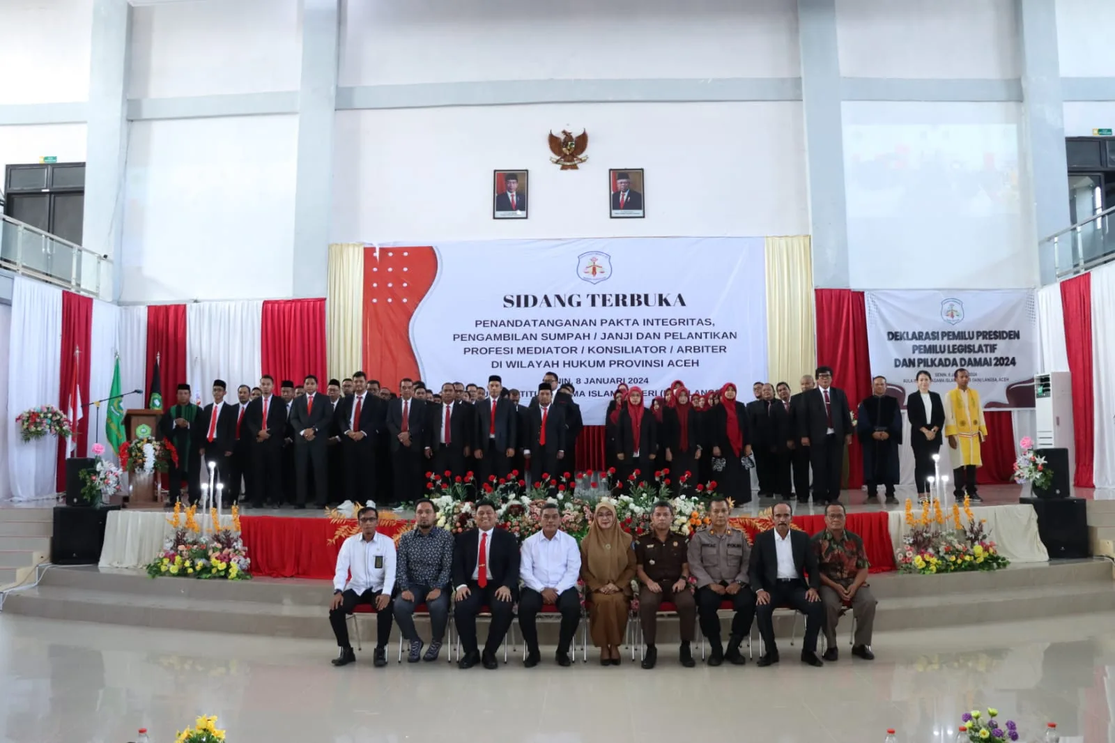 Rektor IAIN Langsa Hadiri Pelantikan Mediator, Konsiliator, dan Arbiter Provinsi Aceh