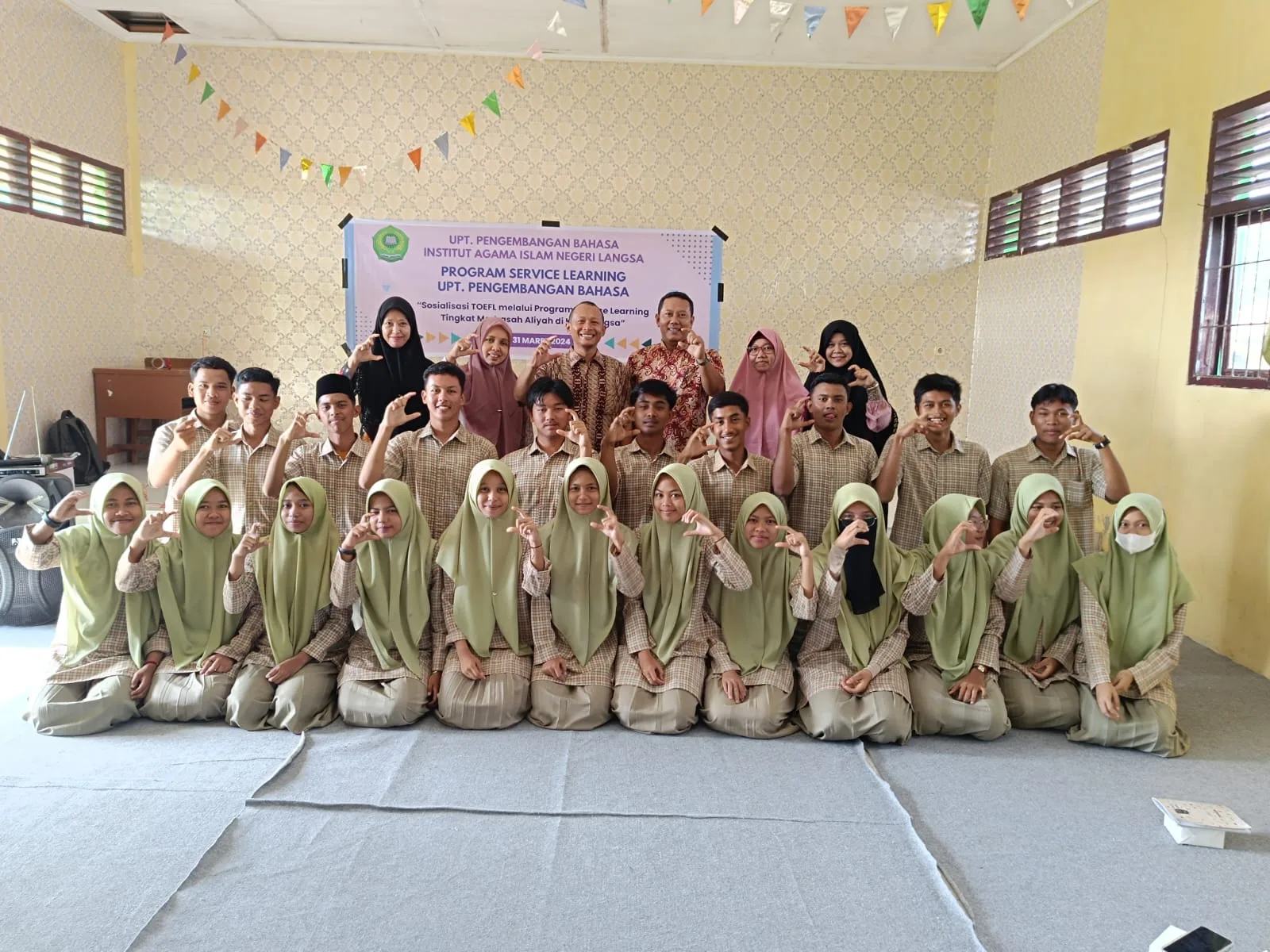 Sosialisasikan TOEFL, UPT Bahasa IAIN Langsa Adakan Service Learning