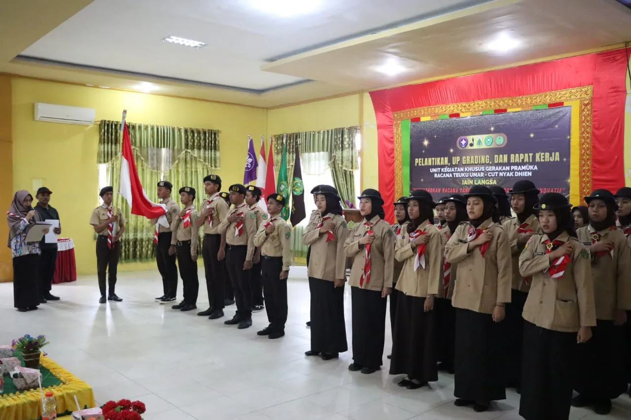 Pengurus UKK Pramuka IAIN Langsa Periode 2024 Dilantik
