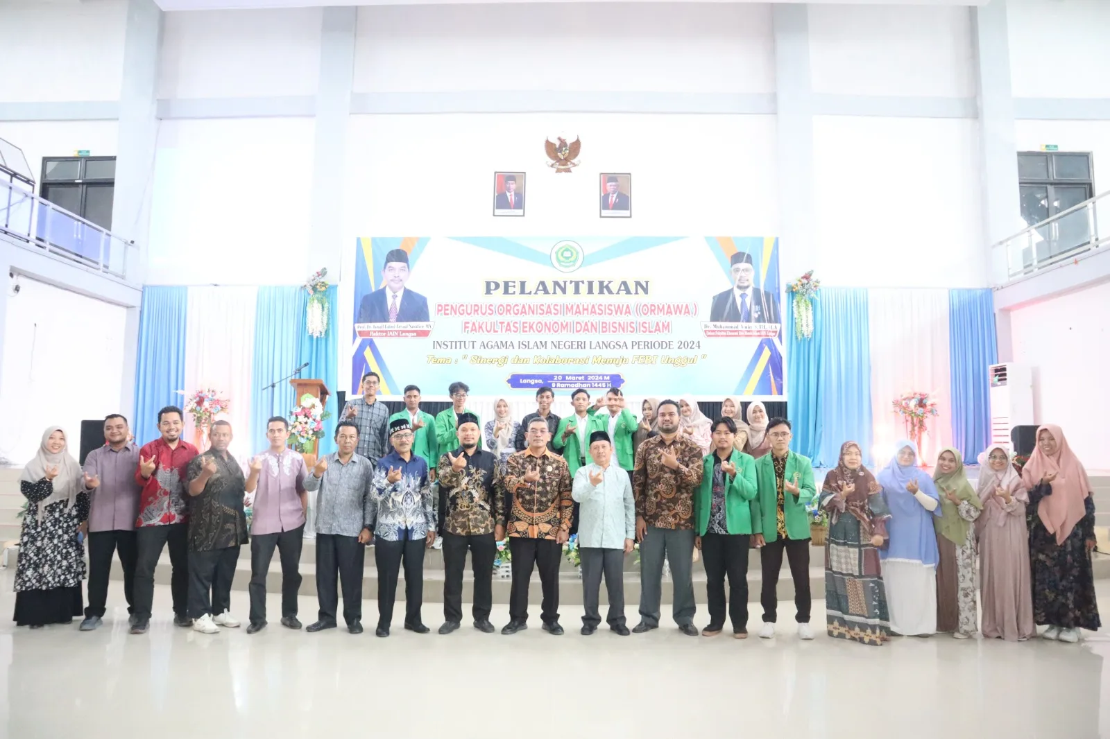 SEMA dan DEMA FEBI IAIN Langsa Dilantik
