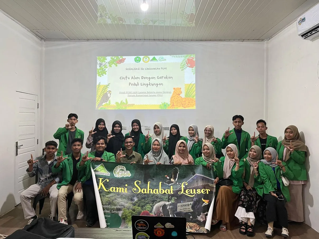 PGMI IAIN Langsa bersama FKL Sosialisasikan Isu Lingkungan