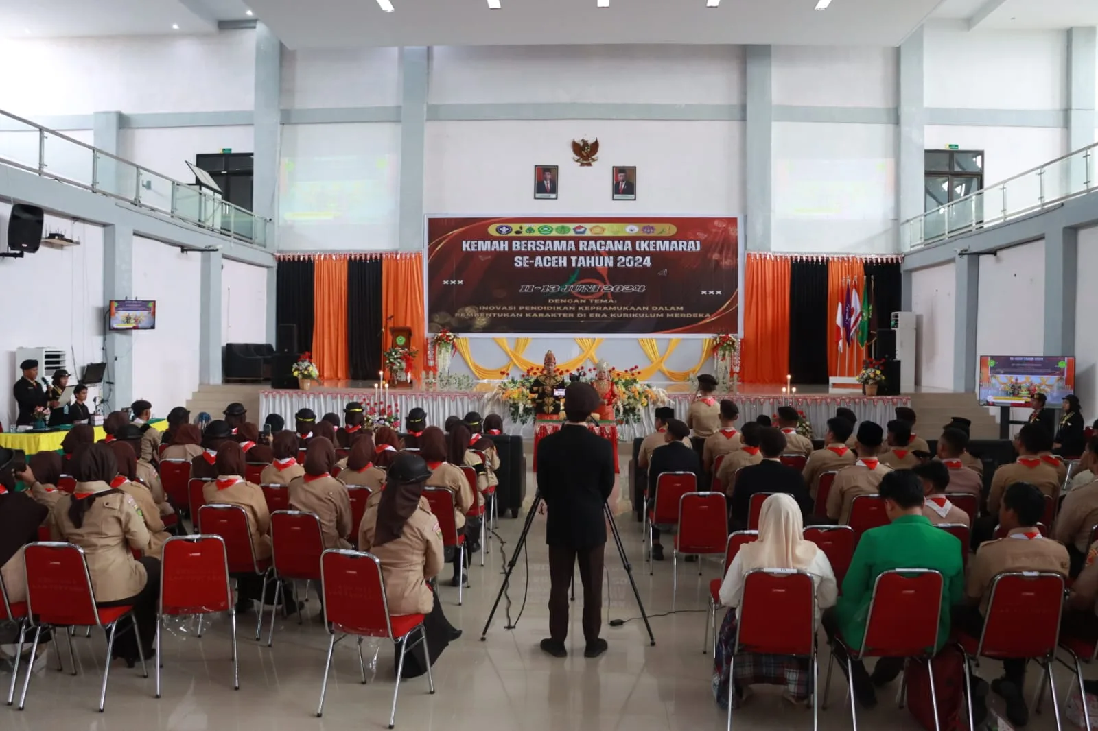 Pramuka Perguruan Tinggi Se Aceh Ikuti Kemah Bersama di IAIN Langsa