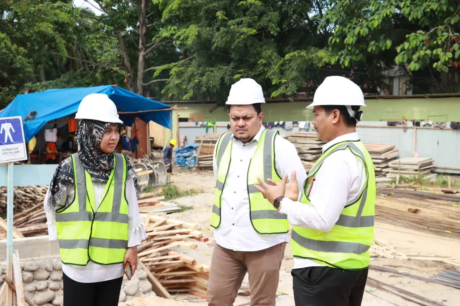 Itjen Kemenag RI Reviu Pembangunan Gedung SBSN IAIN Langsa