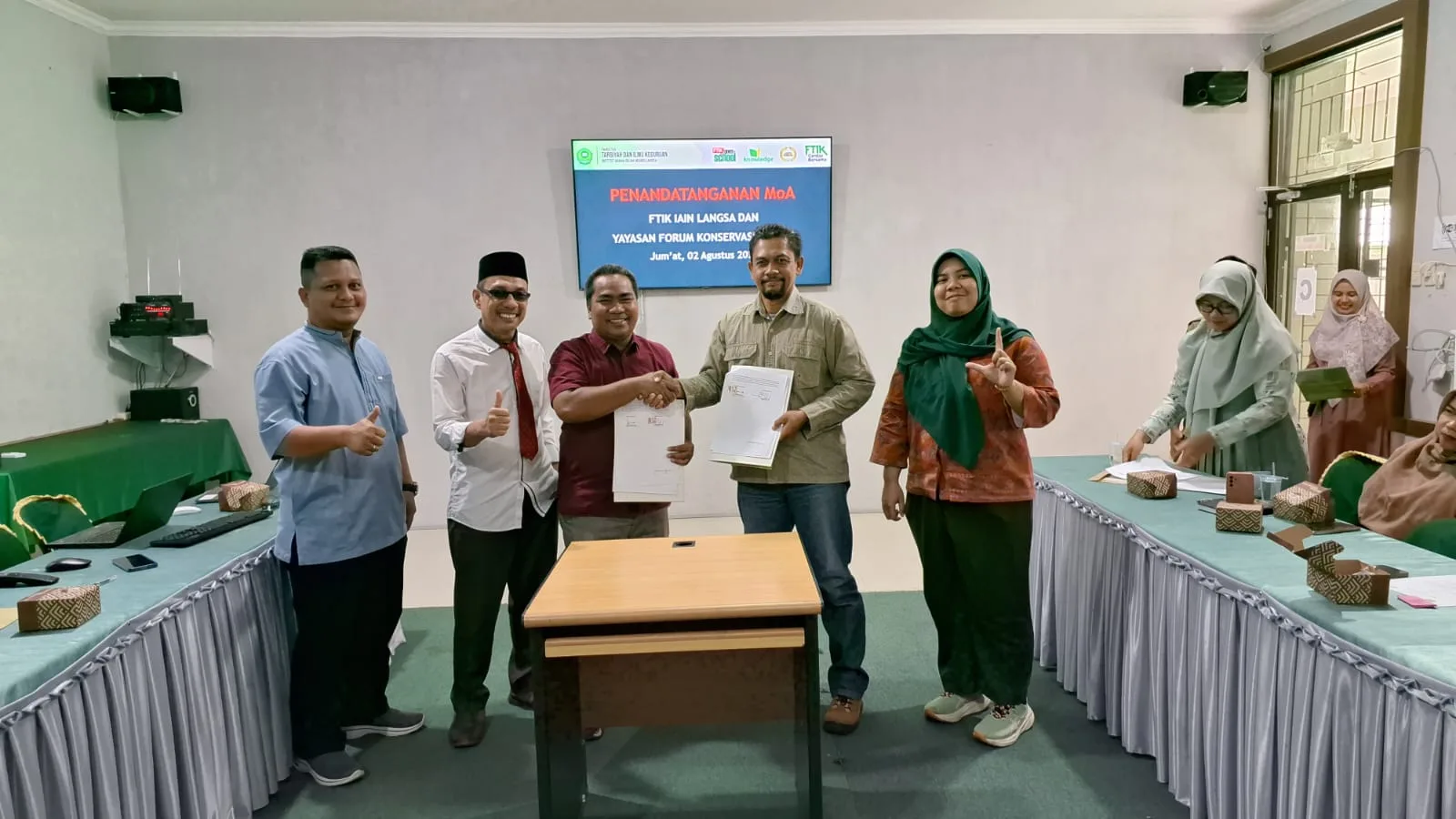 MoA dengan FKL, Dekan FTIK IAIN Langsa Soroti Urgensi Paradigma Enviromental Ethic