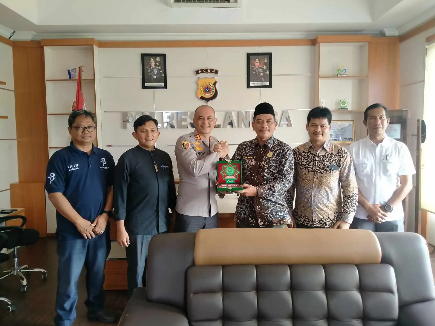 Sinergisitas IAIN Langsa Bersama Polres Langsa Wujudkan SDM Unggul