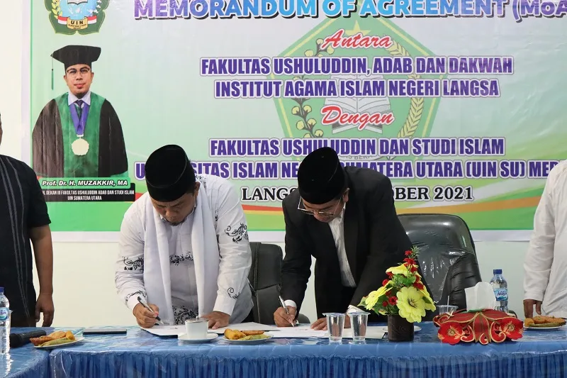 FUAD IAIN Langsa – FUSI UINSU Teken MoA